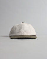 Army Green & Cream – 6 Panel – 100% Hemp