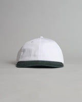 Dark Green & White – 6 Panel – 100% Organic Cotton