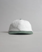 Teal & White – 6 Panel – 100% Hemp