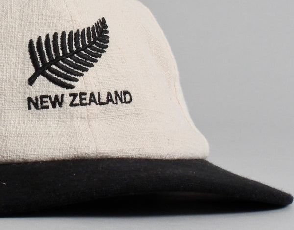 NZ Supporters Cap Beige & Black