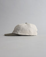 Army Green & Cream – 6 Panel – 100% Hemp
