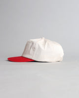 Red & Cream – 5 Panel – 100% Organic Cotton