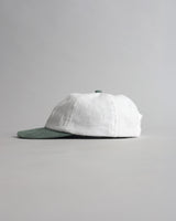Teal & White – 6 Panel – 100% Hemp